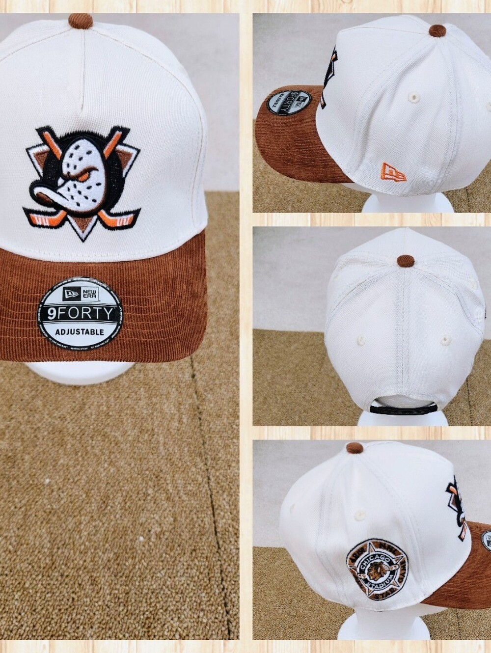 ANAHEIM DUCKS NHL HOCKEY SNAPBACK HAT.
